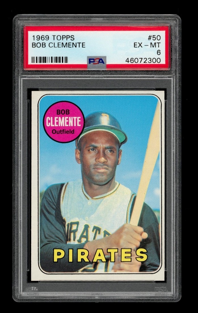 1969 Topps Set-Break # 50 Bob Clemente PSA 6 EX-MT