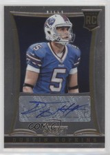 2013 Panini Select Rookie Auto 209/499 Dustin Hopkins #183 Auto 6o3
