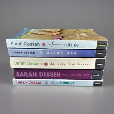 Sarah Dessen Lot 5 Dreamland Lullaby Summer Truth  ~ Trade Paperback Books