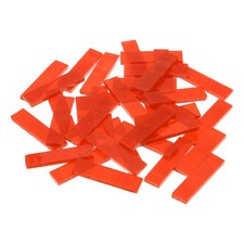 Stained Glass Strip, Transparent Orange Mosaic Tiles 100g/3.53 oz
