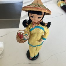 vintage Asian folk costume cloth or souvenir doll