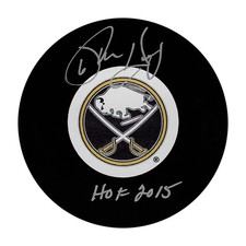 Phil Housley Autographed Buffalo Sabres Puck
