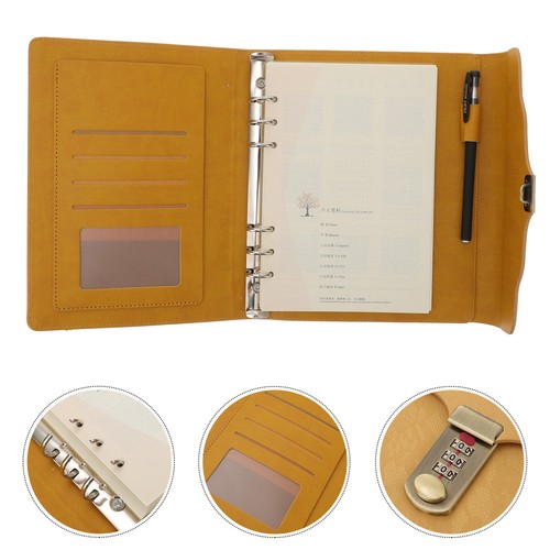 Office Note Taking A5 Notepad Blank Paper Writing Journal with Lock - Picture 6 of 8