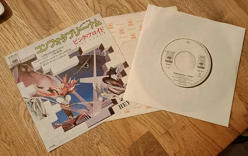 Pink Floyd 7" Comfortably Numb Japan CBS Sony 1st Press PROMO COPY MINTY PROG