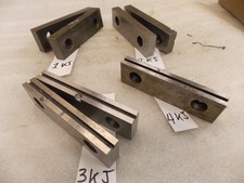 6 inch Kurt Vise Jaws 4140 Hardened Steel Precision Ground Milling Machine 6"