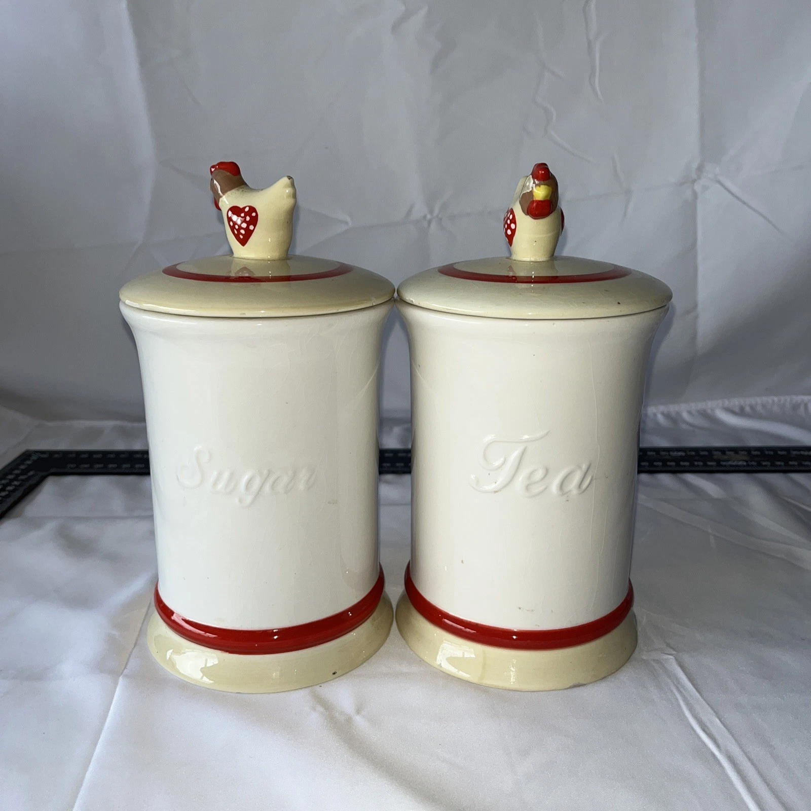 Chicken Sugar & Tea Jar