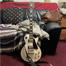 2006 Epiphone Les Paul Custom White Electric ...