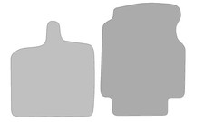 Fußmatten passend für Smart Fortwo Typ 450 (Baujahr 1998 - 2007), Deluxe sc