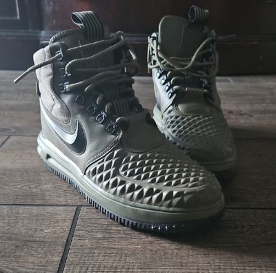 Nike Men's Lunar Air Force 1 Duckboot Olive Size 9 Excellent Condition No Box