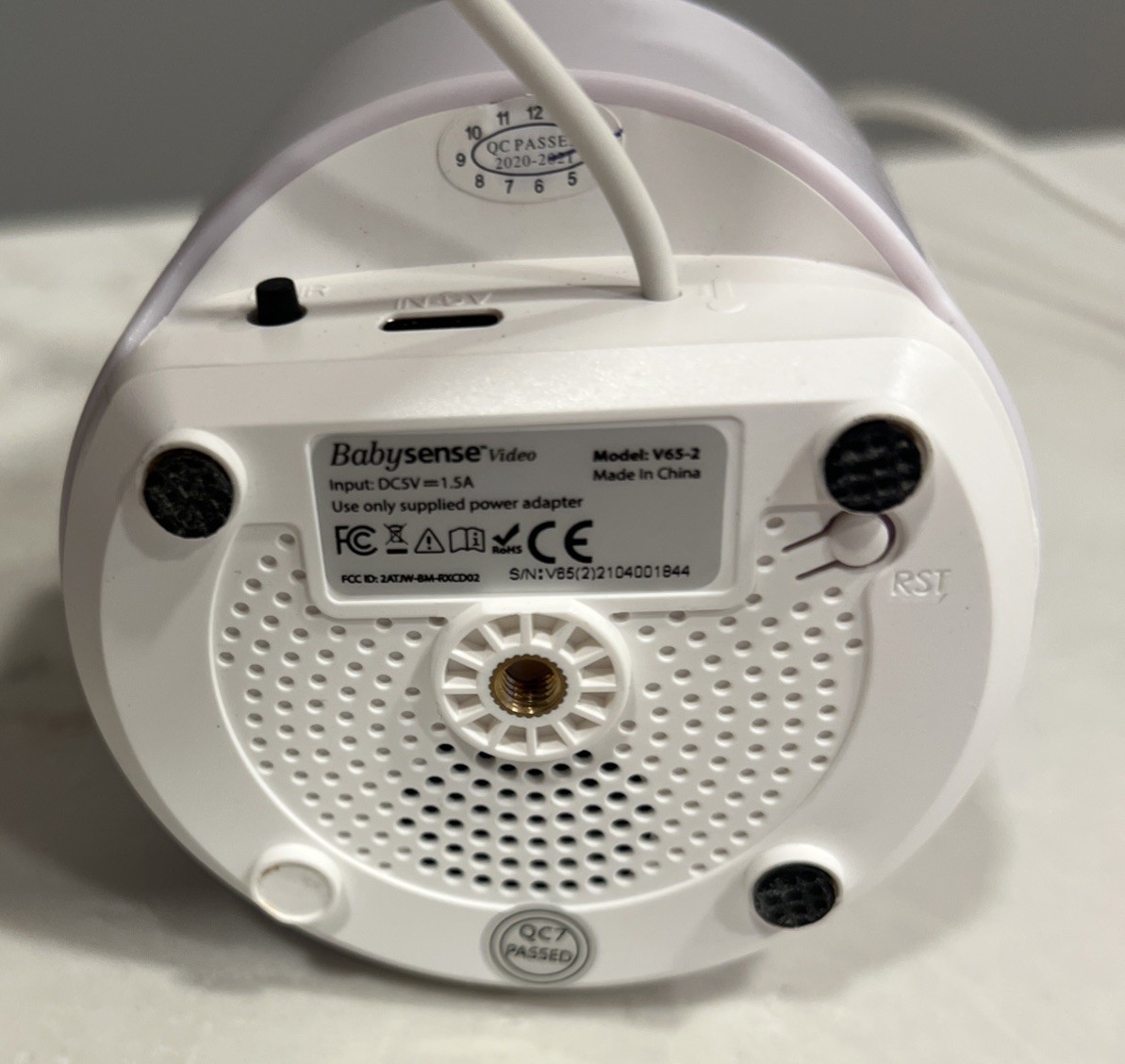 BabySense Camera Replacement Extra V65-2 Used Tested Baby Sense Video