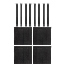 4 Pcs Bunk Bed Ladder Pads,with 8 Adjustable Hook Loop Straps,Bunk Bed4353