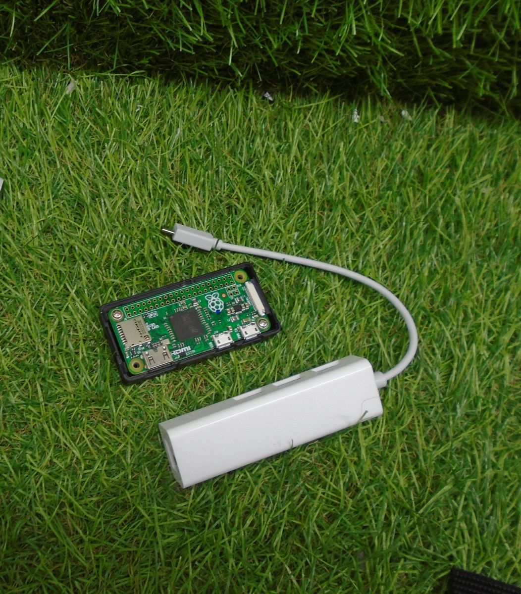 Raspberry Pi Zero ZERO V1 + USB HUB ETHERNET MICROS USB TESTED NO SD