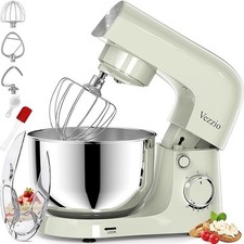 Small Stand Mixer,4.5 liters Food Mixers for Baking,1500W 10-Speed Kitchen Cake 