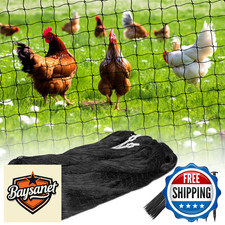 25x50ft Heavy Duty 1" Mesh Nylon Bird Netting for Garden, Poultry, Fruit Trees