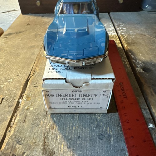 AMT ERTL 1970 CHEVROLET CORVETTE LT-1 DEALER PROMO MODEL 1:25 BLUE | eBay