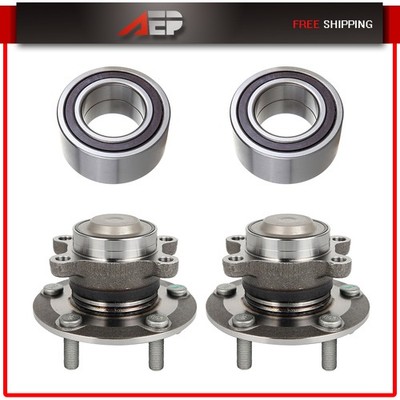 Set of 4 Front Rear Wheel Hub Bearing For Honda Civic 2016-2019 Insight 2019 FWD