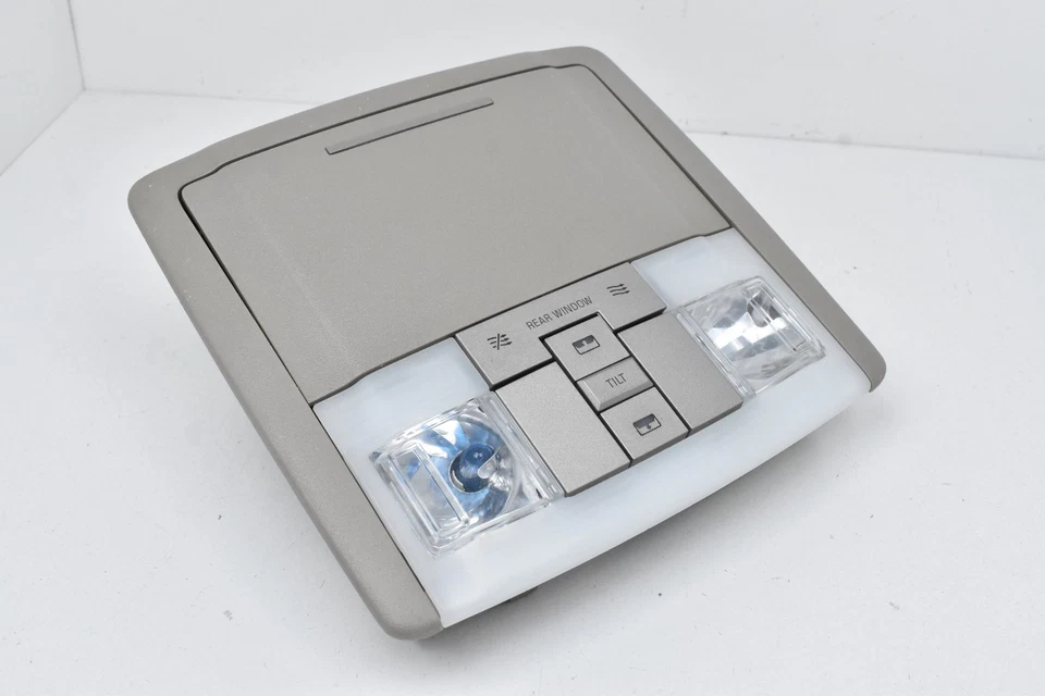 Lámpara de mapa de luz de cúpula beige para consola Lincoln MKX 2007 2008 con techo solar OEM Foto 2 de 4