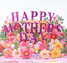 3D Mothers Day Card, Happy Mother'S Day Pop up Cards, Mother'S Day Card with Env
