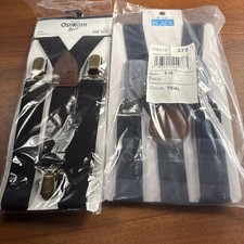 New 2 Set Of Suspenders By Oshkosh/The Children s Place Back OSFA/6-16