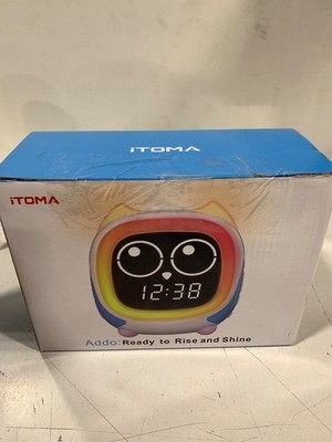 iTOMA Addo Ready to Rise & Shine Alarm Clock Model: CKS912 - WHITE