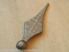 set nr.10 lance in ferro battuto per barriere fai da te bricolage casa EU.13.112