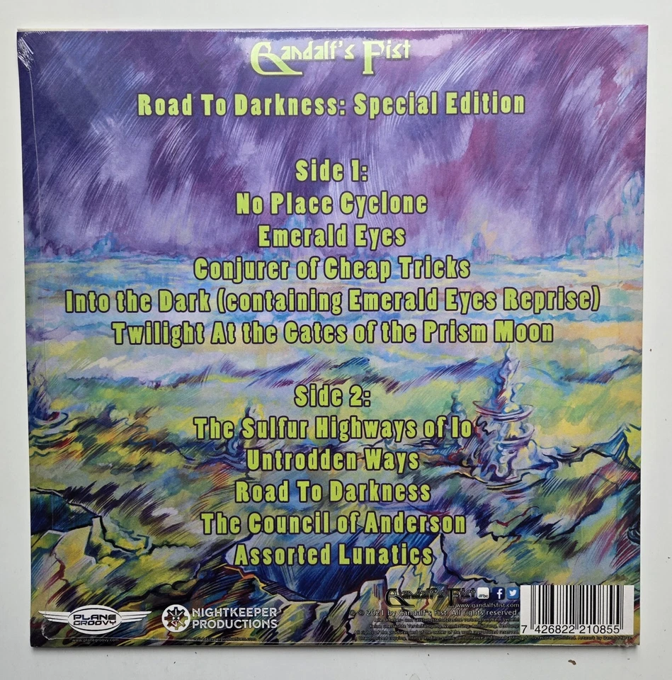 Gandalf's Fist - Road To Darkness - VINYL LP 2021 NEW & SEALED Prog Rock - Image 2 of 2