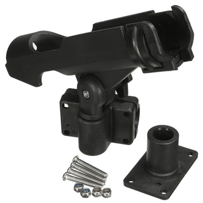 Set of 2 Fishing Rod Holder Boat Kayak Adjustable Swivel Side Mount Kits Tackle