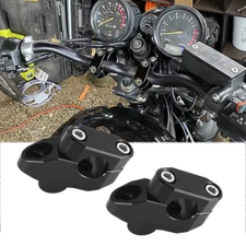 7/8" 22mm Motorcycle Handlebar Risers Handle Bar Mount Clamps For Honda Kawasaki