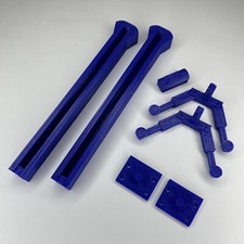 Hydraulic 2 Post Blue Car Lift 1:24 Scale for Diorama Garage / Workshop