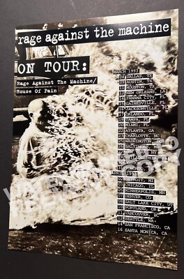 Rage Against The Machine 1993 Tour with House of Pain Event Promo
