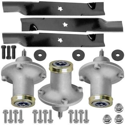 #ad 52quot; Spindle Blade Rebuild Kit for Husqvarna TS352 GT52XLS GT52XLSI 52quot; Deck $105.00