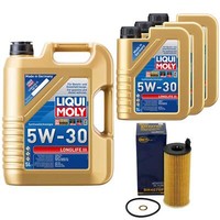 MotoröL Set Longlife III 5W-30 8 Liter + ÖLfilter FüR BMW 5Er 530D 7Er 740D F01