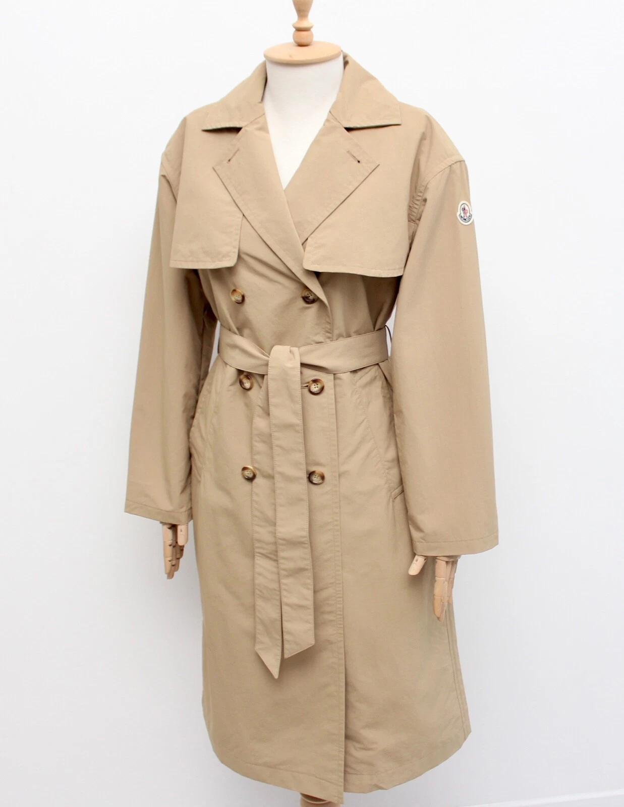 Nuovo con etichetta! Autentico trench lungo donna MONCLER Stibiden RARO taglia 1 ~S M