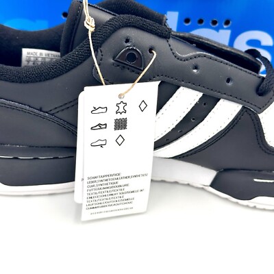 adidas Originals Rivalry Low Black White Sneakers FZ6327 Men\'s 12 adidas Originals Rivalry Low Black White Sneakers FZ6327  main image 3
