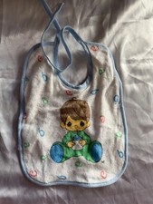 Vintage Boy Baby Precious Moments Blue