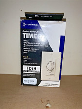 Intermatic FD6H IVORY Auto Shut Off 6 Hour Spring Loaded Wall Timer-NEW IN BOX