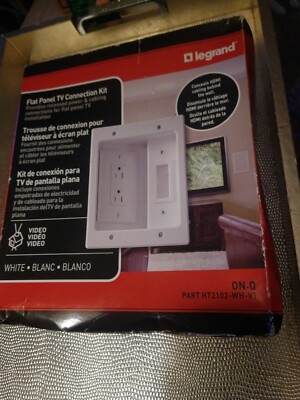 Legrand ON.Q Flat Panel TV Connection Kit - Warn Box/New (Sealed/Unopened)