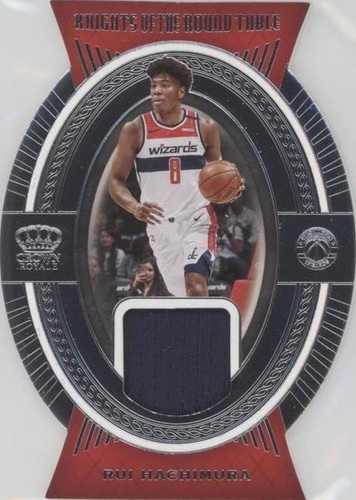 Rui Hachimura Lakers Noir 3/5 Limited Logo Patch Card with Game 