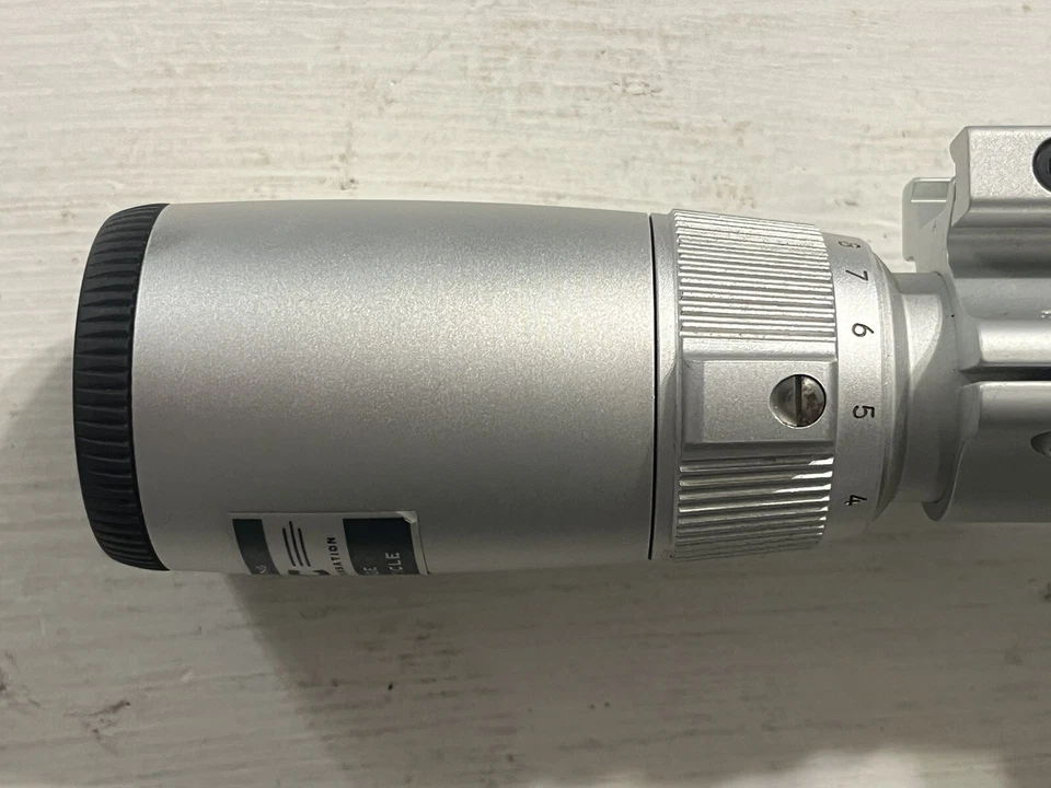 Mira para rifle cargador de boca Omega Nikon 3-9x40 mm ~ plata acero inoxidable BDC + anillos Foto 2 de 4