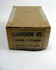 Vtg Kandor Jr Box  | No camera | BOX only | $6 |