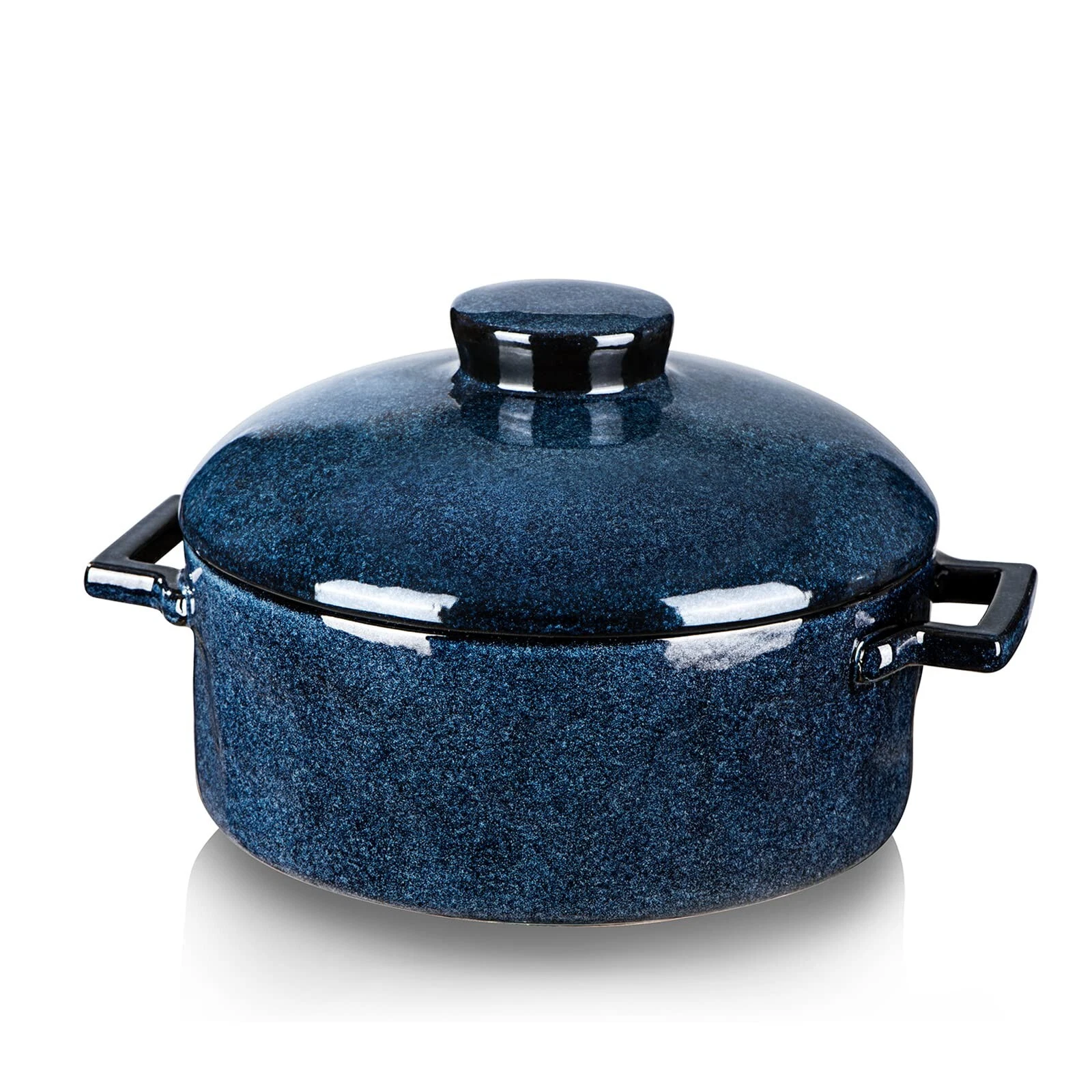 Vicrays Casserole Dish with Lid - Ceramic Lasagna Pan Deep 2 Quart Round Baki...