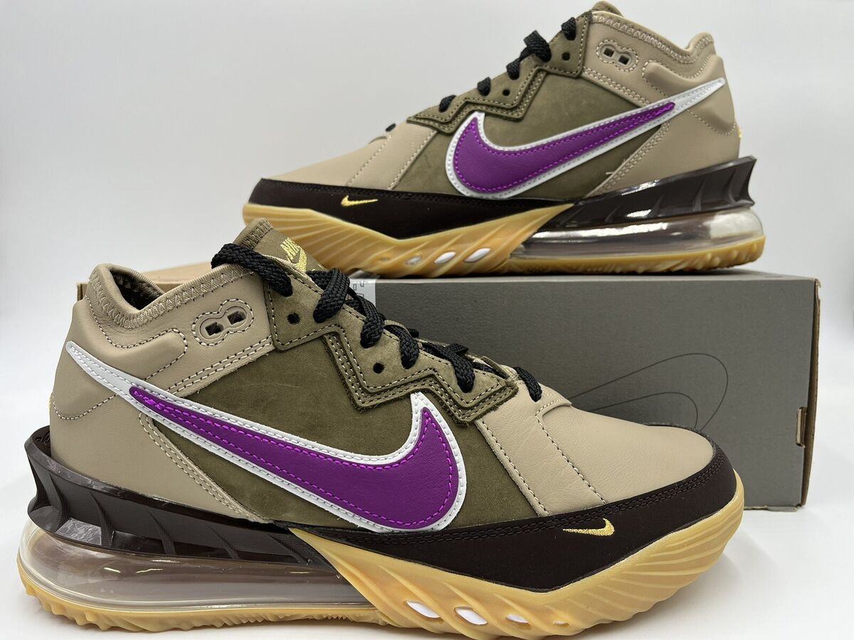 Nike LeBron 18 XVIII Low X Atmos Viotech Men's Size 8 Shoes Nike LeBron 18 XVIII Low X Atmos Viotech Men's Size 8 Shoes