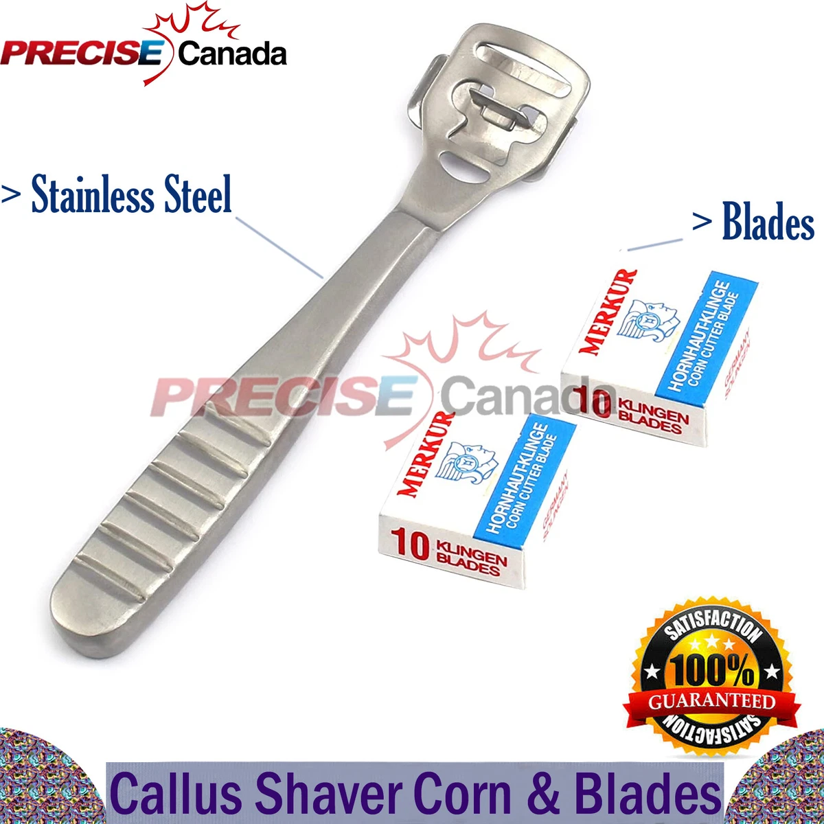 callus shaver for feet stainless steel pedicure callus remover