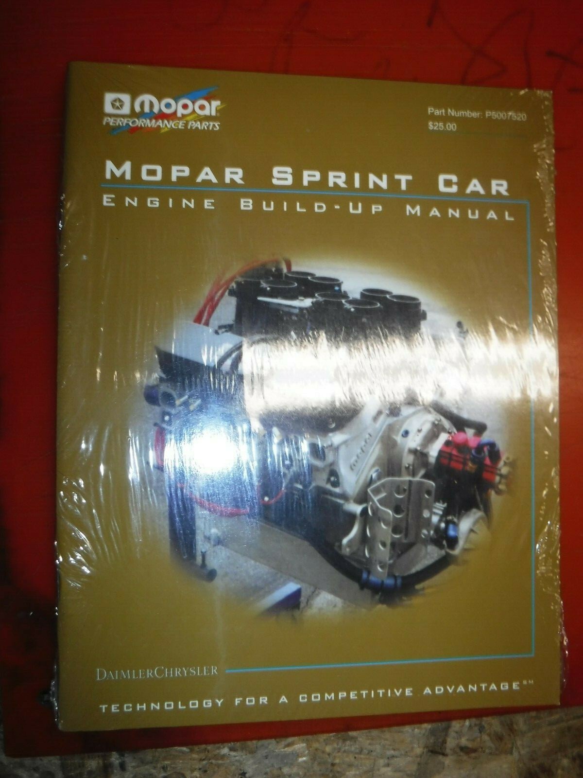 MOPAR PERFORMANCE SPRINT CAR ENGINE BUILD UP MANUAL  P/N P5007520 N O S