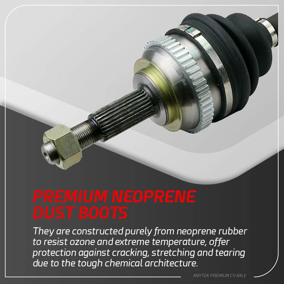 Eje delantero derecho CV para Dodge Grand Caravan Town&Country 1997-2004 AWD 4x4 Foto 3 de 4