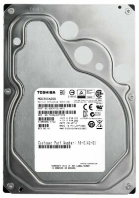 FESTPLATTE TOSHIBA MG03SCA200 2TB 7200U/min 64MB CACHE SAS-2 6Gbps 3.5'' Zoll