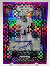 2023 Panini Prizm Tre Tucker Purple Power Prizm Autograph /49