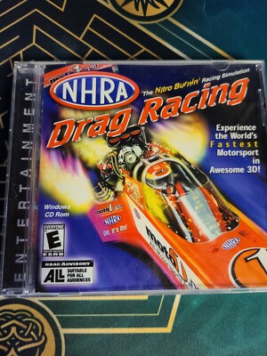 NHRA Drag Racing Jewel Case (PC, 2001)