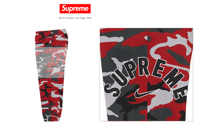SUPREME NIKE ARC SWEATPANT (SMALL) (RED CAMO) SS22 CORDUROY JACKET