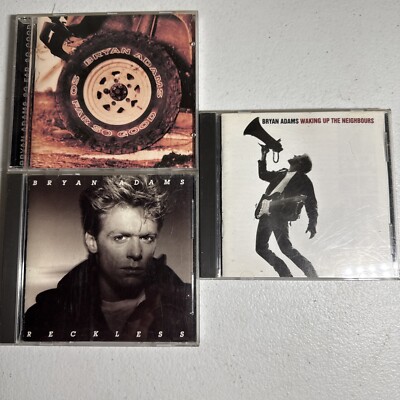 Bryan Adams 3-CD Lot Album Collection